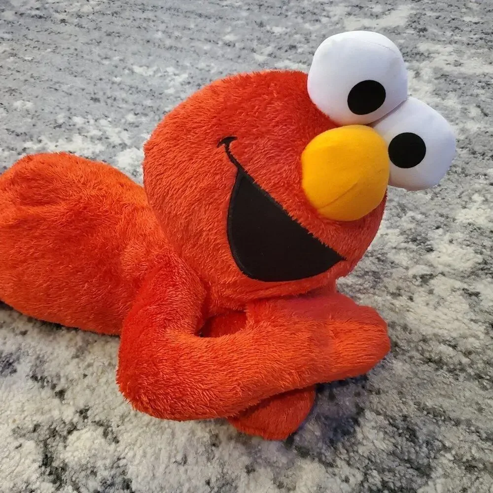 Elmo Large Plush Lying Down - 22 Inches Long